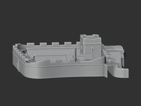 Hadrians Wall 3D Model