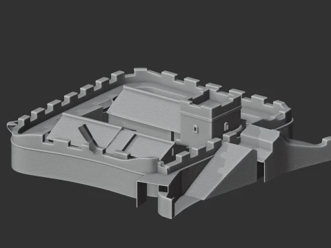 Hadrians Wall 3D Model