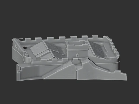 Hadrians Wall 3D Model
