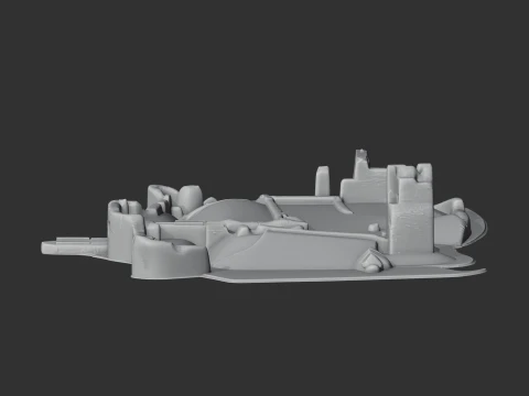 Helmsley Castle 3D Model