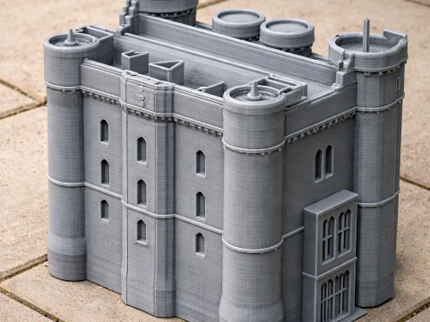 Helston Castle 3D Model