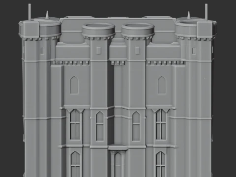 Helston Castle 3D Model
