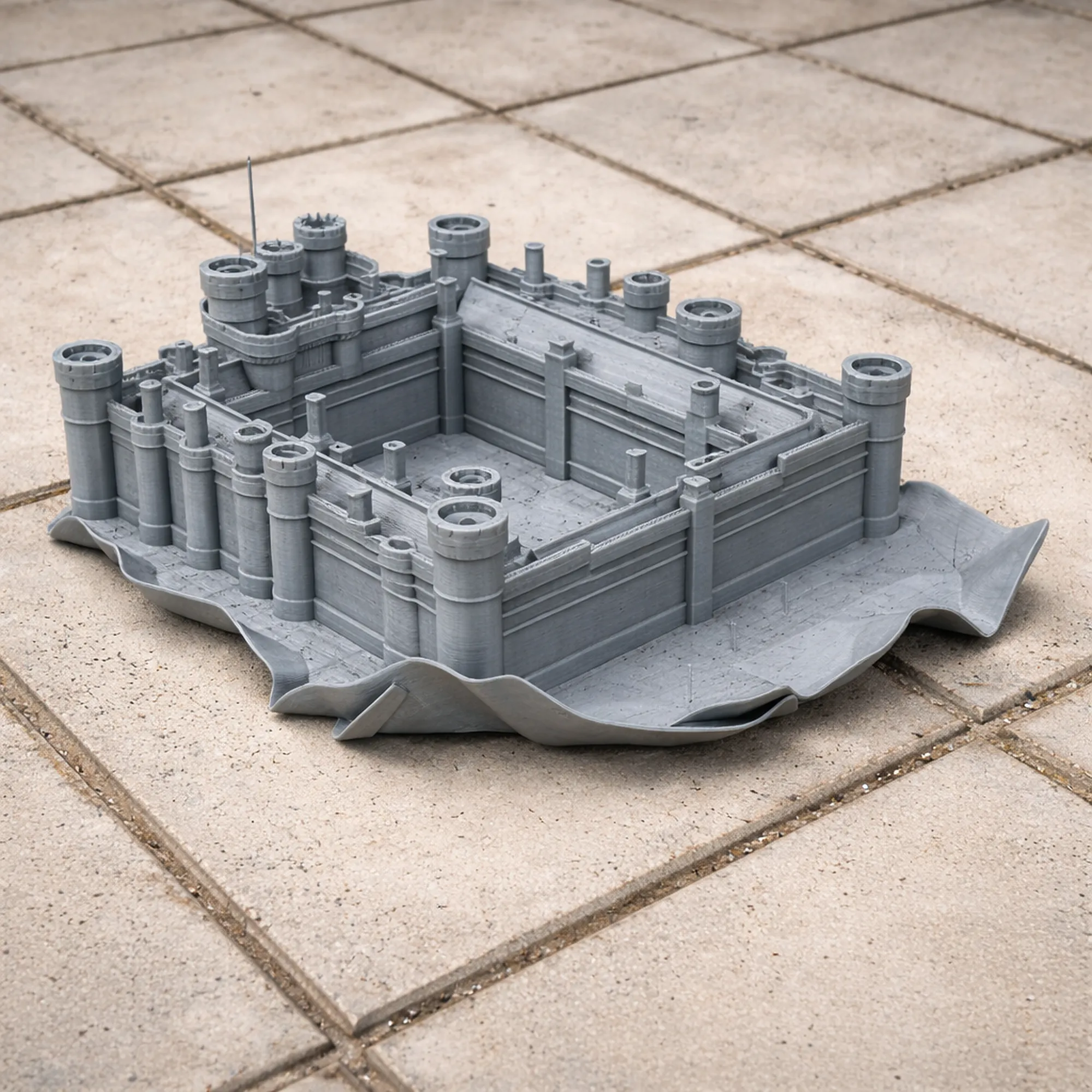 Herstmonceux Castle 3D Model .c4d .max .obj .3ds .fbx .stl .blend 