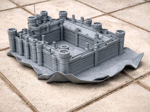 Herstmonceux Castle 3D Model