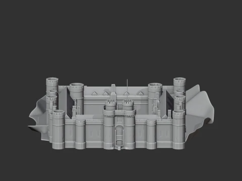 Herstmonceux Castle 3D Model