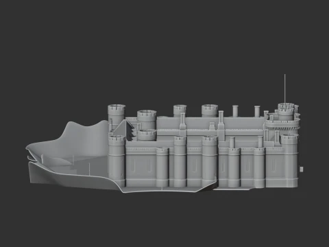 Herstmonceux Castle 3D Model