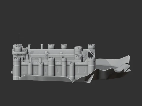 Herstmonceux Castle 3D Model