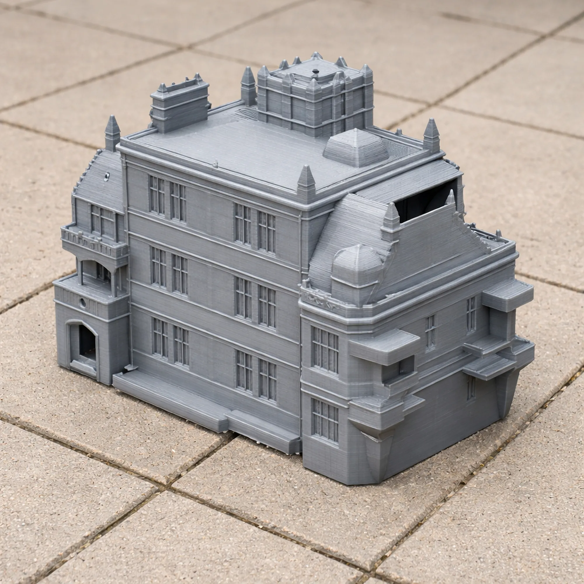 Kingerby Castle 3D Model .c4d .max .obj .3ds .fbx .stl .blend 