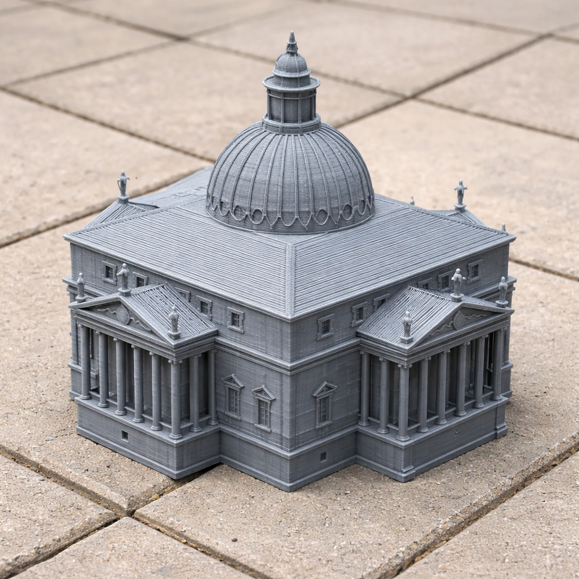 Mereworth Castle 3D Model .c4d .max .obj .3ds .fbx .stl .blend 