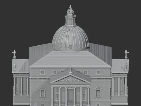 Mereworth Castle 3D Model