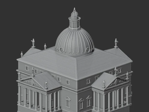 Mereworth Castle 3D Model