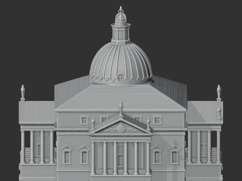 Mereworth Castle 3D Model