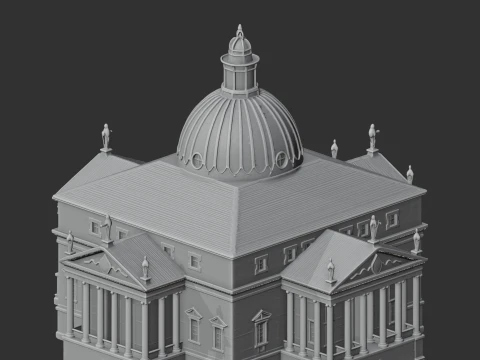 Mereworth Castle 3D Model