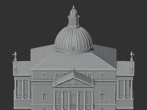 Mereworth Castle 3D Model