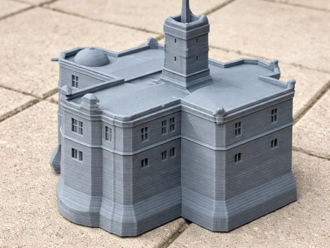 Morpeth Castle 3D Model