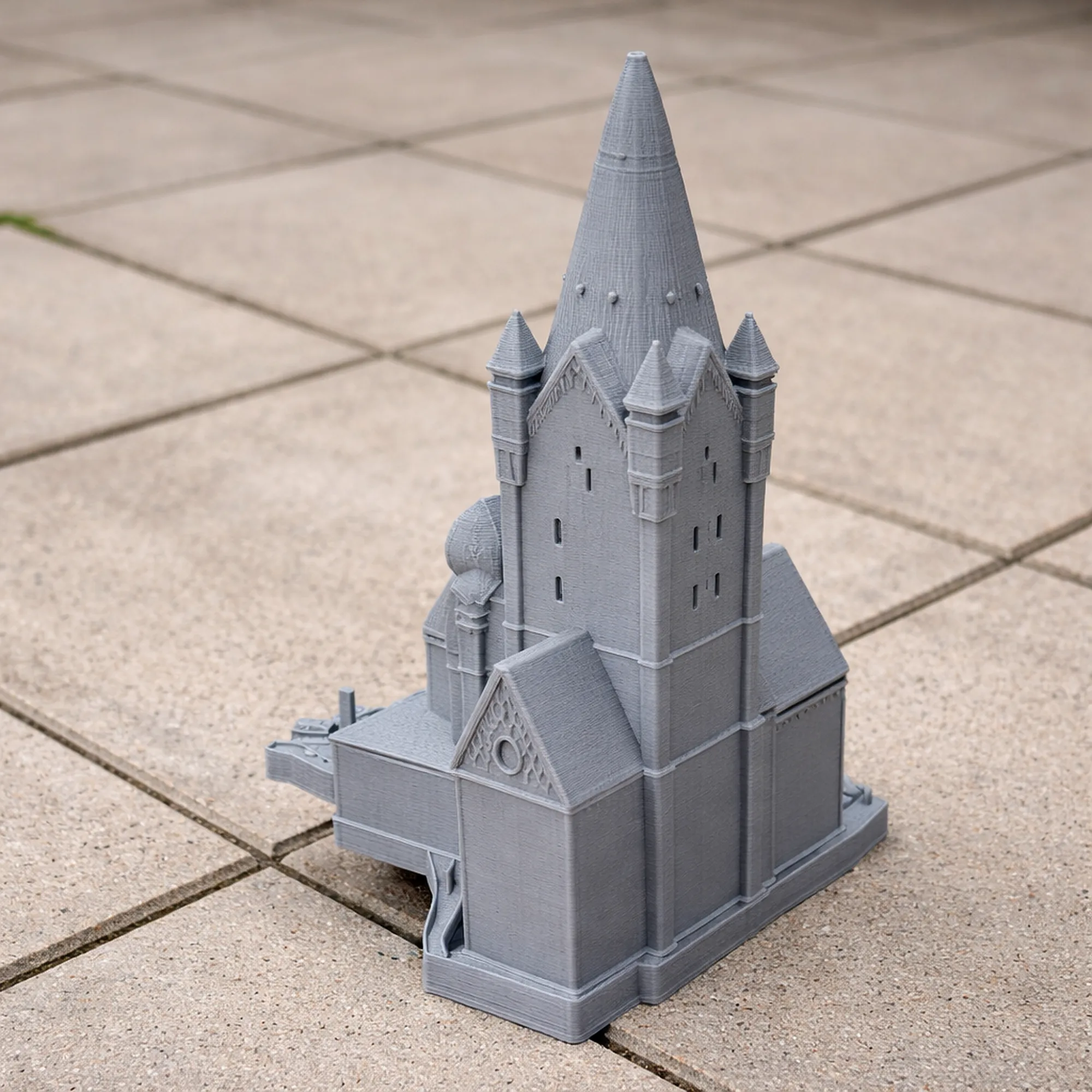Paderborn Cathedral 3D Model .c4d .max .obj .3ds .fbx .stl .blend