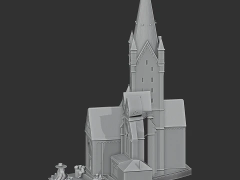 Paderborn Cathedral 3D Model
