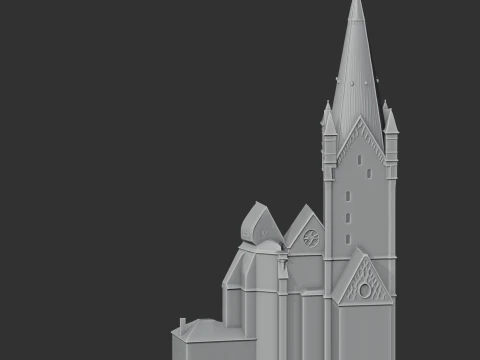 Paderborn Cathedral 3D Model