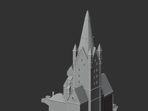 Paderborn Cathedral 3D Model