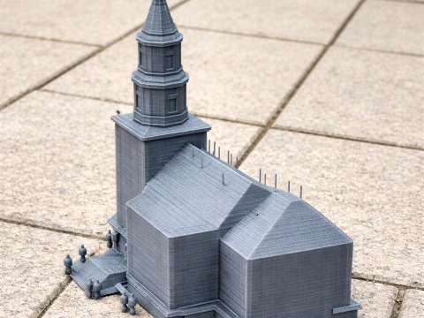 Parish church 3D Model