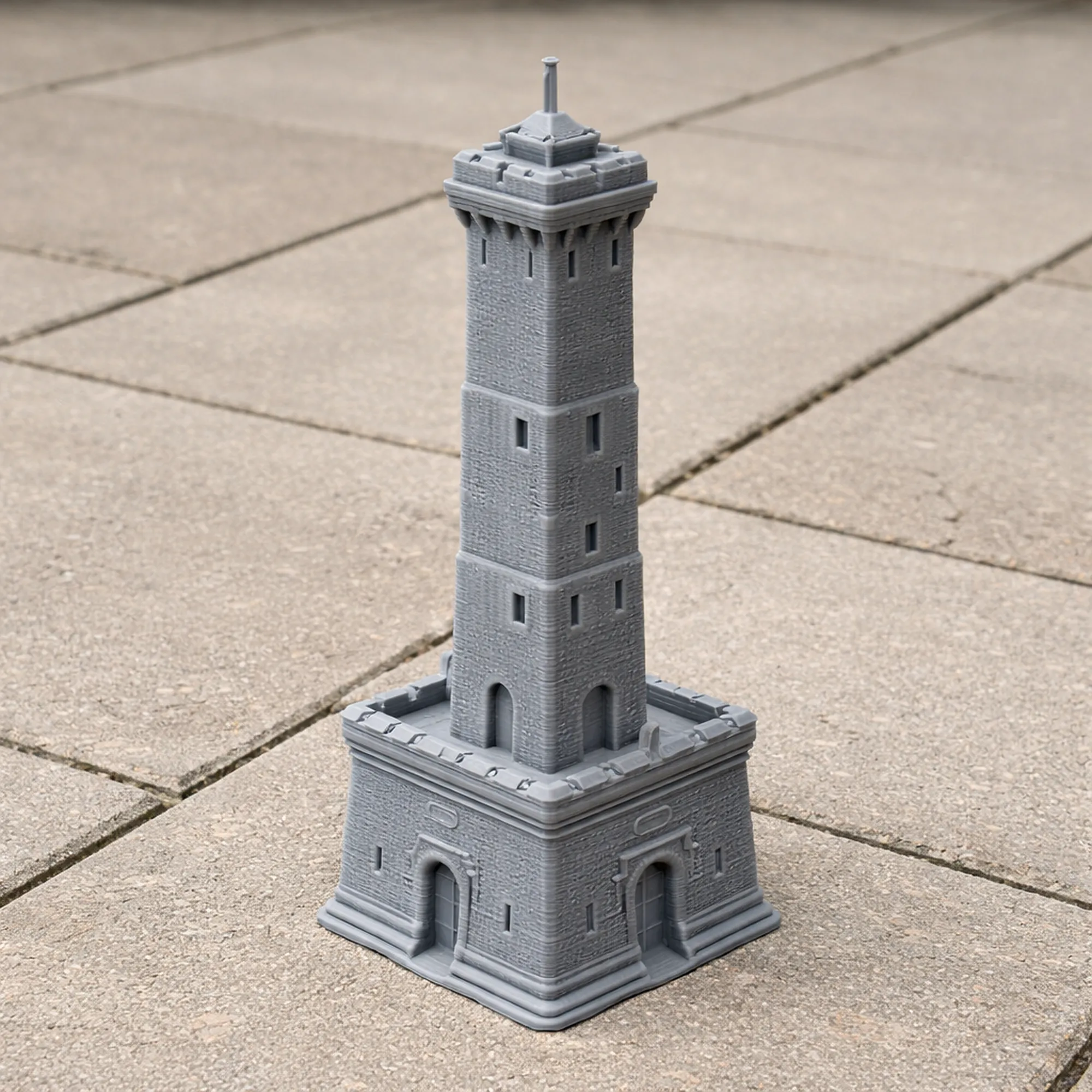 Peel tower 3D Model .c4d .max .obj .3ds .fbx .stl .blend 