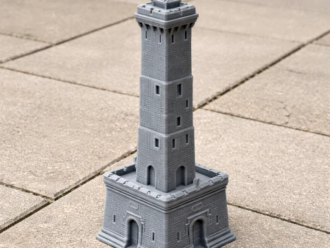 Peel tower Model 3D
