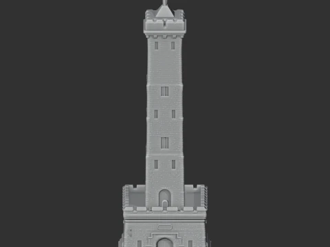 Peel tower 3D Model
