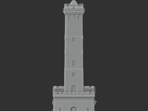 Peel tower 3D Model