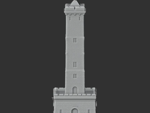 Peel tower 3D Model