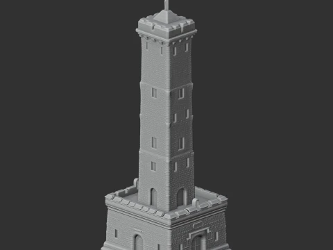 Peel tower 3D Model