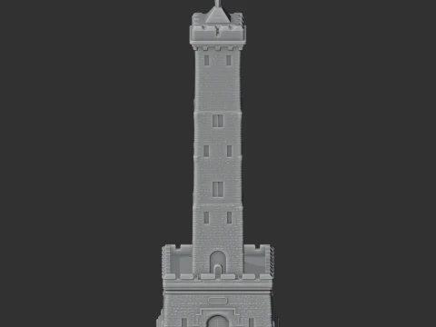 Peel tower 3D Model