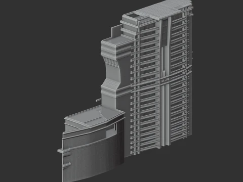 Ping An International Finance Centre 3D Model