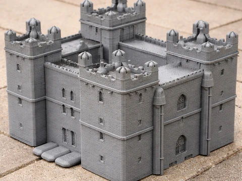Langley Castle 3Dモデル