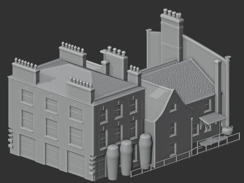 Newnham on Severn 3D Model