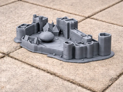Pulford Castle 3D Model