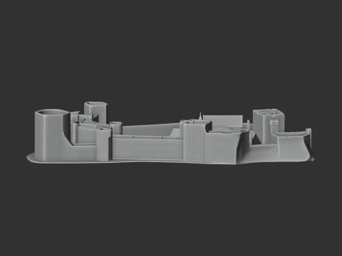Pulford Castle 3D Model