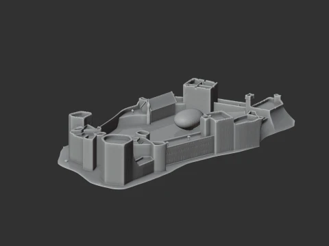 Pulford Castle 3D Model
