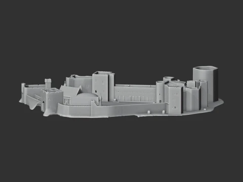 Pulford Castle 3D Model