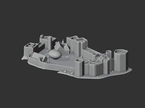Pulford Castle 3D Model