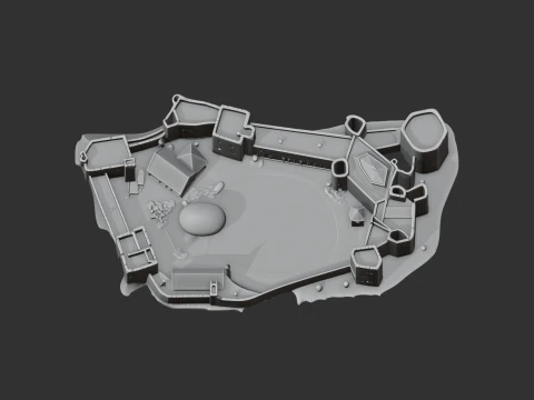 Pulford Castle 3D Model