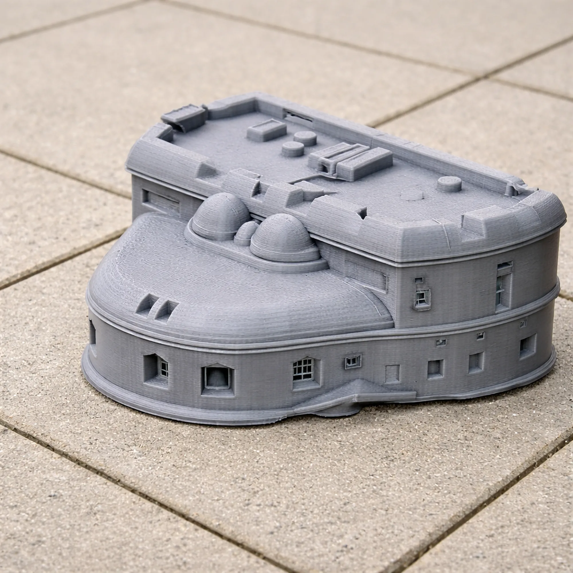 Portland Castle 3D Model .c4d .max .obj .3ds .fbx .stl .blend 