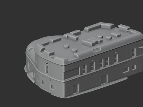 Portland Castle 3D Model