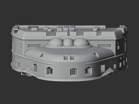 Portland Castle 3D Model