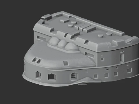 Portland Castle 3D Model