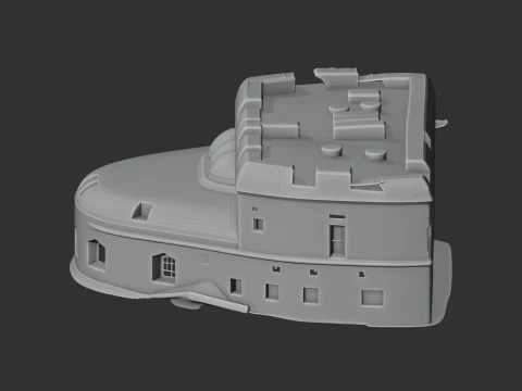 Portland Castle 3D Model