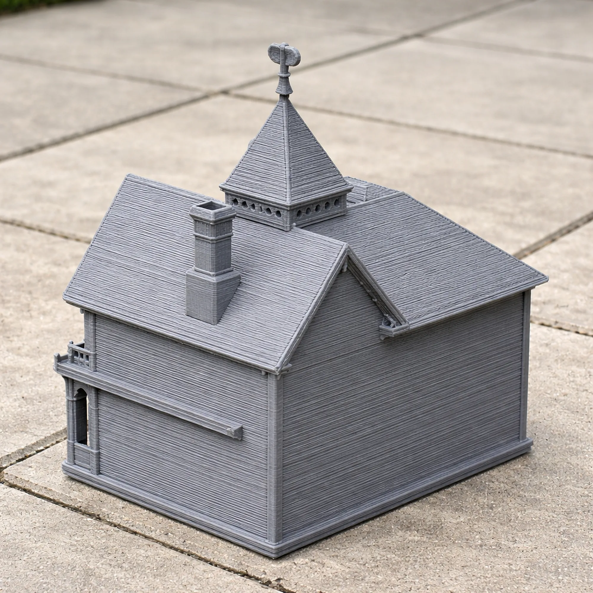 Queen Anne style architecture 3D Model .c4d .max .obj .3ds .fbx .stl .blend