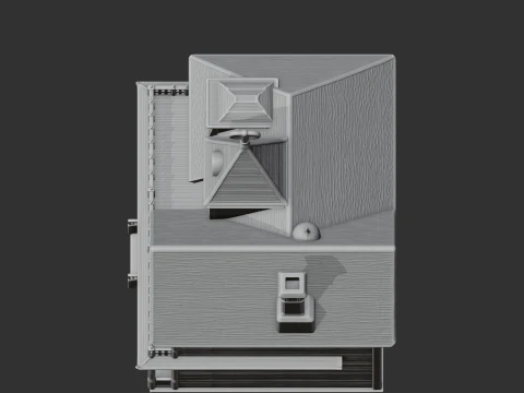 Queen Anne style architecture 3D Model