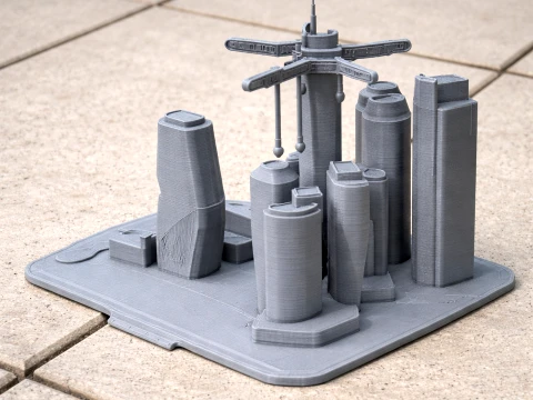 Signature Tower Bangkok 3D Modell
