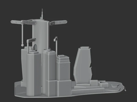 Signature Tower Bangkok 3D Model