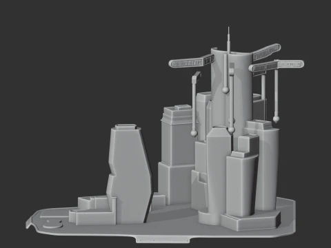 Signature Tower Bangkok 3D Model